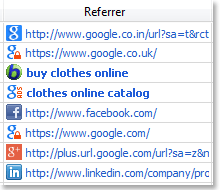 Referrer icons Referrer icons