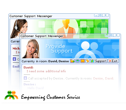 Live Chat Messenger Window