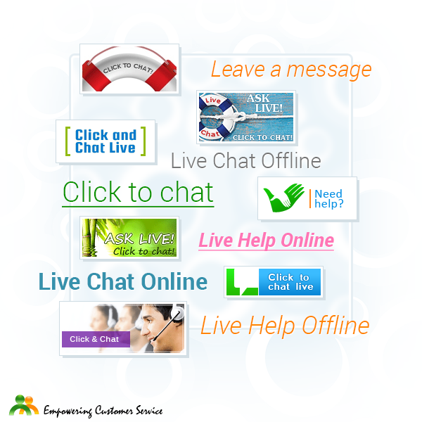 Chat Button and Text Chat Link Codes