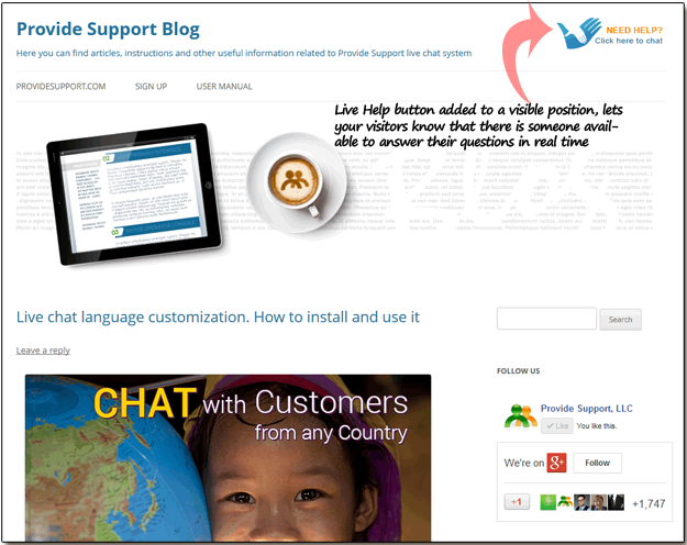 Live Chat Tool Example Live Chat WordPress Plugin