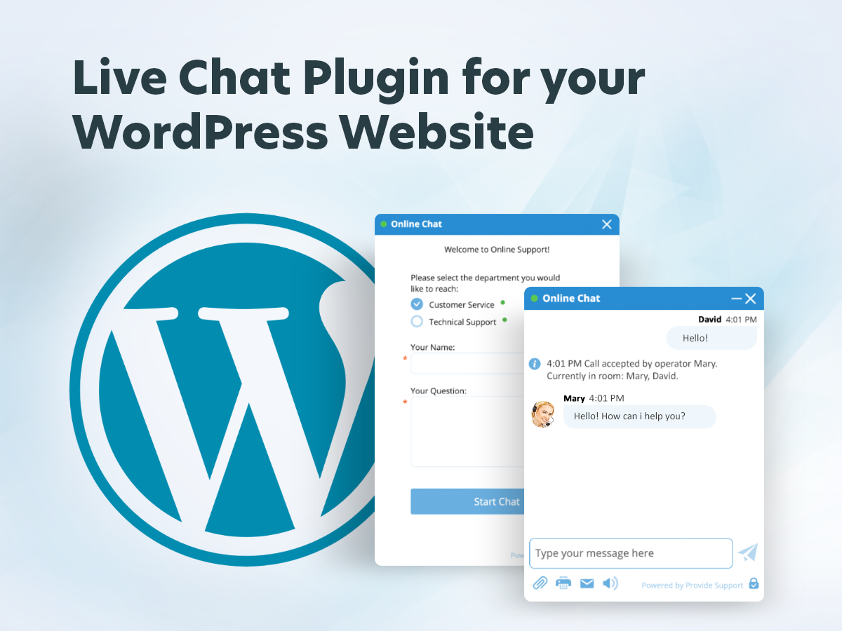 live chat plugin for your Word Press website