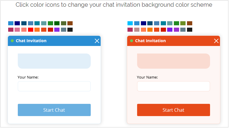 Chat Invitation Background