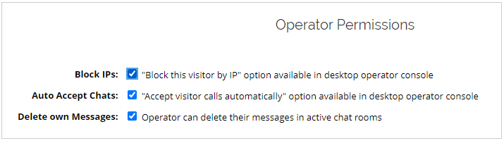 Activate or deactivate permissions for agents