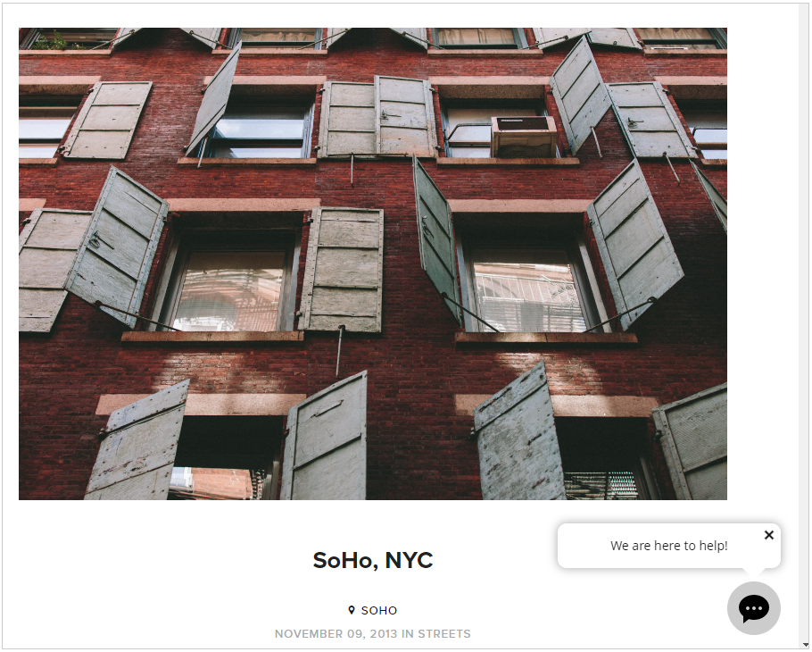 Squarespace website example