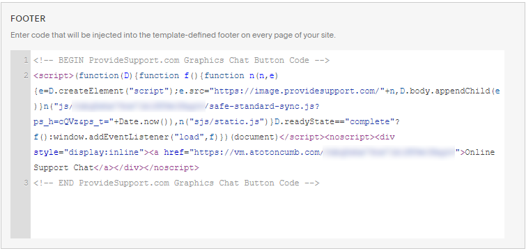 Squarespace code injection