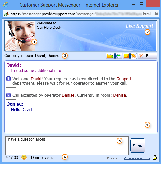 Visitor Live Chat Messenger