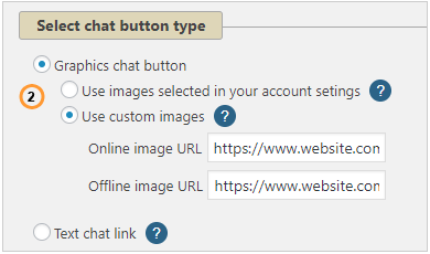 Chat Button - Custom Image