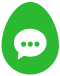 Easter! Live chat online icon #27 - English