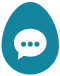 Easter! Live chat online icon #28 - English