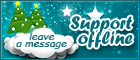 Christmas - Live chat icon #13 - Offline - English
