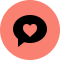 Valentines Day! Live chat online icon #24 - English