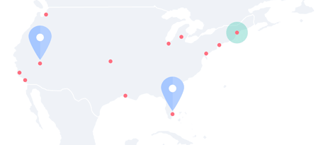 Use Geo Location map to see your visitors' geographic location Geographic distribution of website visitors