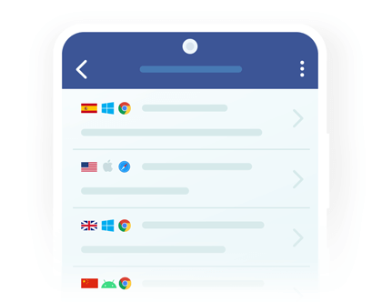 Check the number of visitors on your website in real time Real-time visitor monitoring in Android app for agents