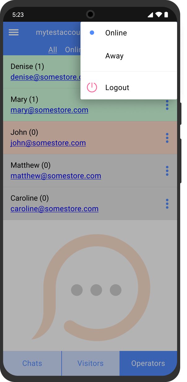 Mobile Live Chat App for Android | Provide Support