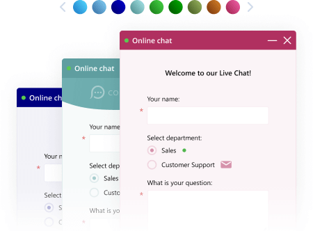 Chat messenger color themes