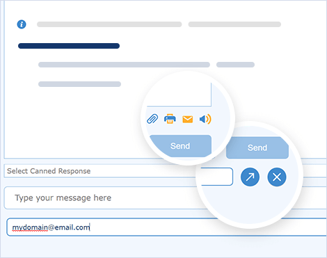 Chat transcripts sending from web agent app