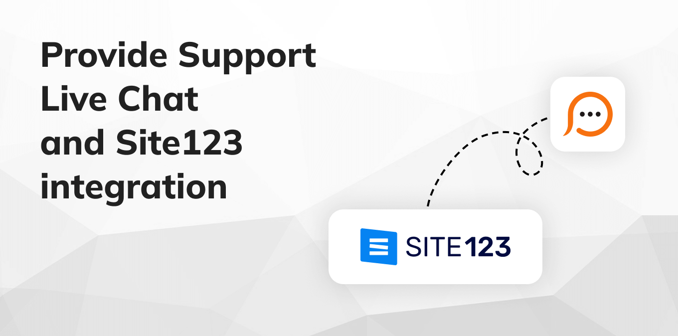 Live Chat for SITE123 Integration with Provide Support