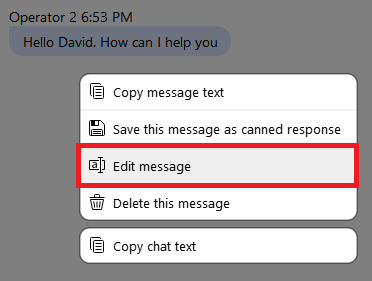 Live Chat Agent App Release History | 7.1.2 | Provide Support