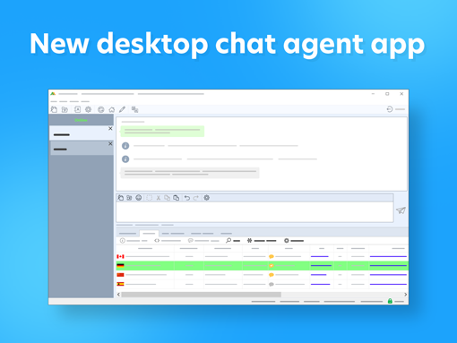 Updated desktop chat agent app